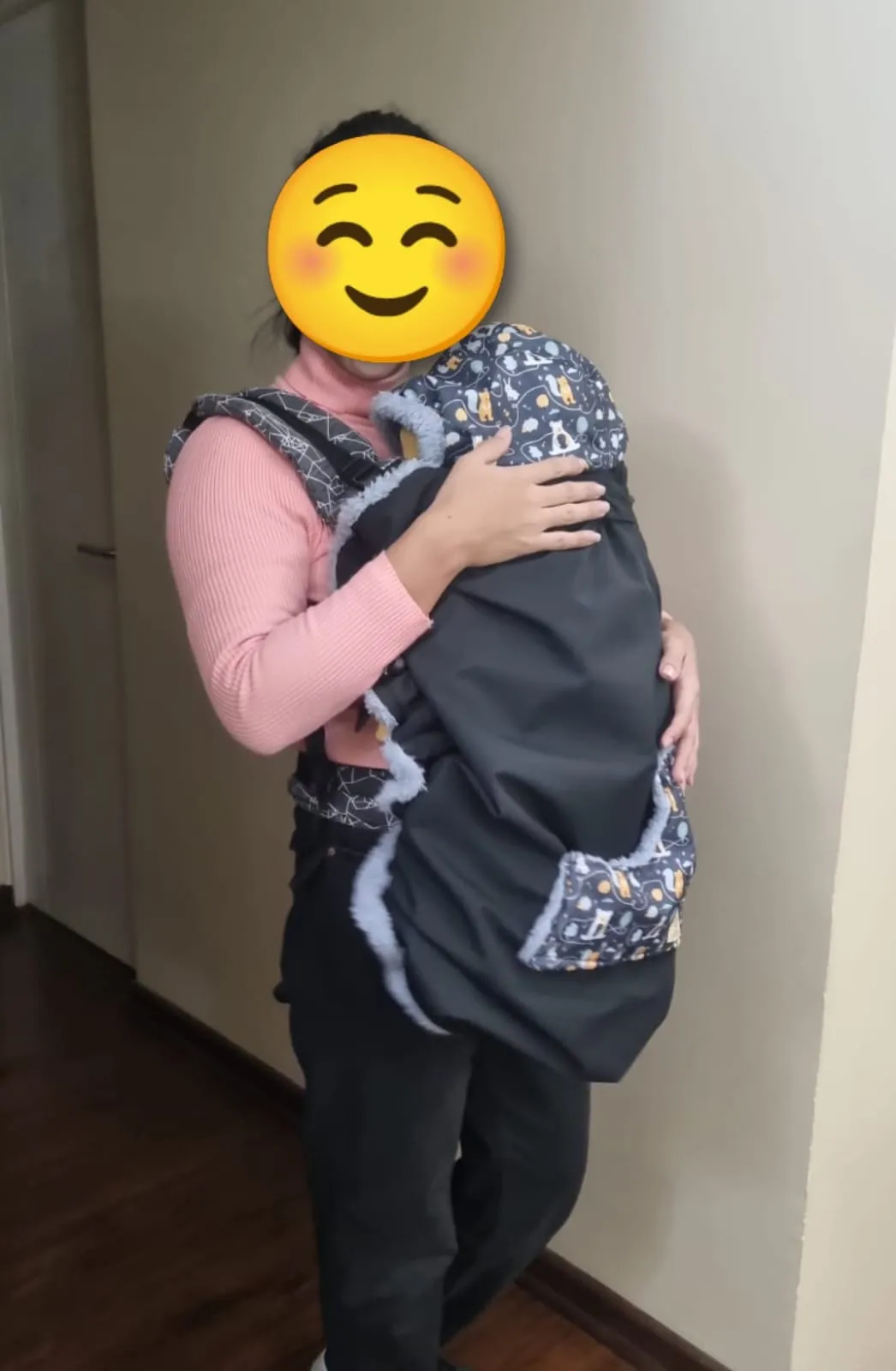 Mochila de porteo ergonómica + Cubre porteo — foto 3